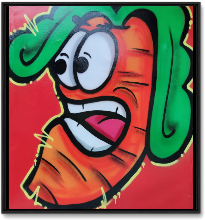 tableau street art moderne artiste BLACH Lyon