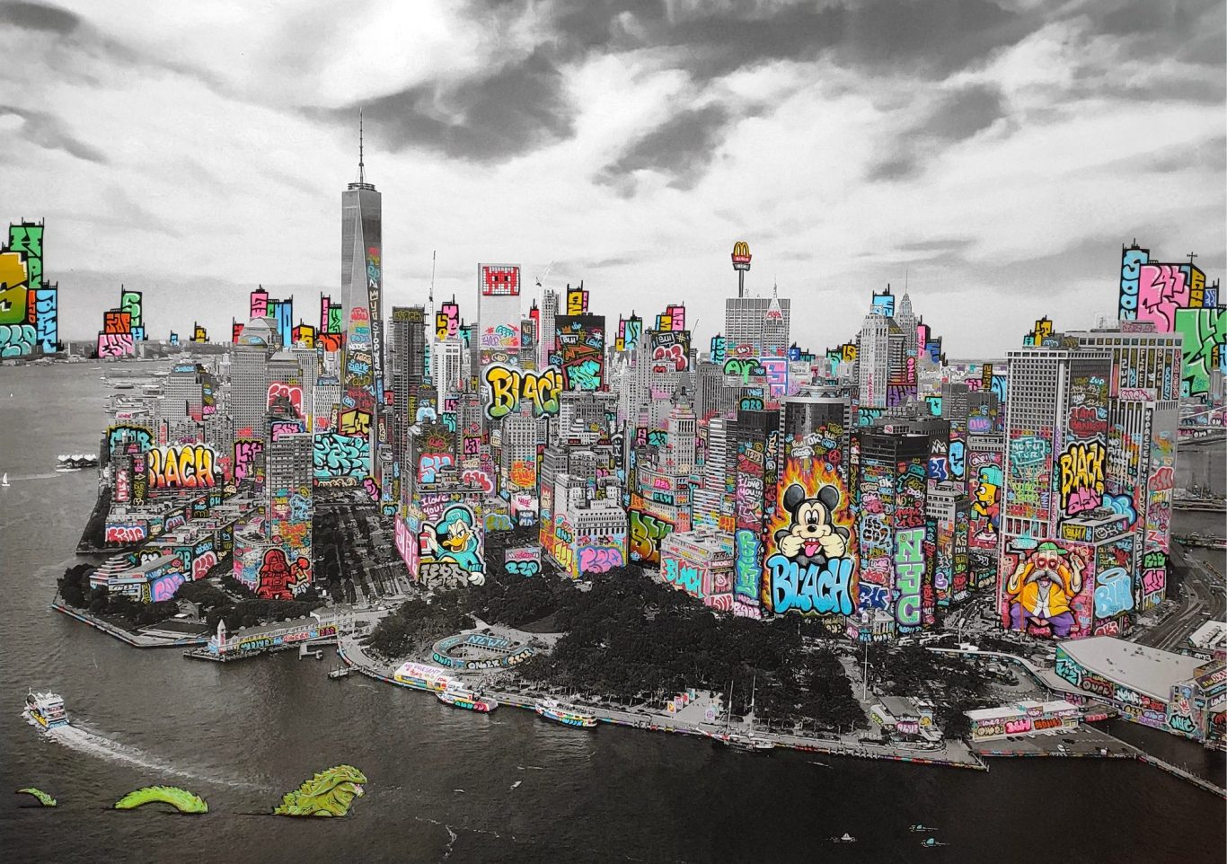 Street art auction bid art graffiti luxe france french newyork photo urbanart 