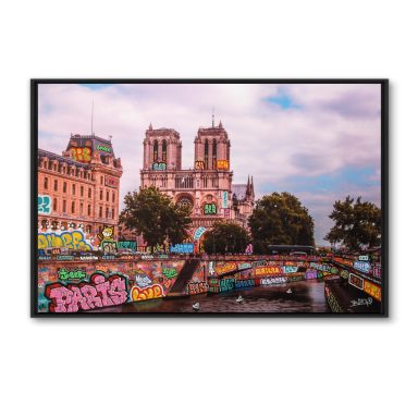 Tableau Paris France Graffiti streetart achat galerie d'art Lyon Paris photographie edition banksy obey invader seth 