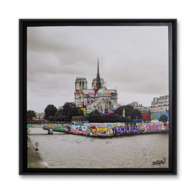 Tableau Paris France Graffiti streetart achat galerie d'art Lyon Paris photographie edition banksy obey invader seth 